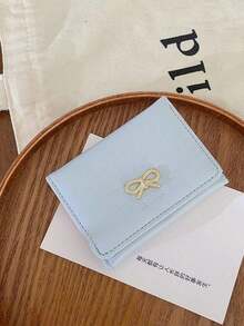 Cute Bow Shaped Small Wallet For Women, Fashionable 30% Off Wallet, Daily Storage Bag, Coin Purse, Daily Use, Holiday Gifts, Shopping, Travel - Multicolor - View 16