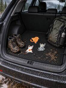 Cute Cat-Print Trunk Mat, Non-Slip Protective Mat, Dirt-Resistant Floor Mat, Waterproof And Wear-Resistant Trunk Liner, Universal Car Non-Slip Trunk Mat, Car Interior Decoration-Perfect For Pet Owners And Car Enthusiasts - One Size - View 6