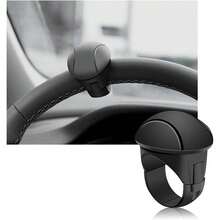 1pc Car Steering Wheel Spinner, Non-Slip Silicone Handle Steering Wheel Rotator, 360° Rotating One-Hand Steering Assist Ball, Universal Portable Car Accessory - A - View 5