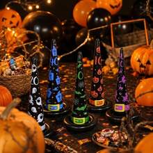 Halloween Giant Ring Toss Game Carnival Inflatable Witch Hat Ring Toss Suitable For Adults For Halloween Party, Carnival, Classroom, Indoor And Outdoor And Campus Scenes - Inflatable Wizard Hat Ring Toss - View 6