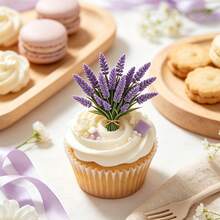Lily And Hyacinth-Shaped Chocolate Cake Decoration Fondant Mold, Lavender Candy Silicone Mold, Suitable For Wedding Party Dessert Decoration, Making Chewing Gum Flower Paste, Resin Keychain Pendant - View 4