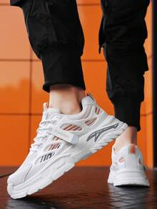 Men's Summer New Breathable Mesh Shoes Versatile Sports Casual Sneakers - white ash - View 5