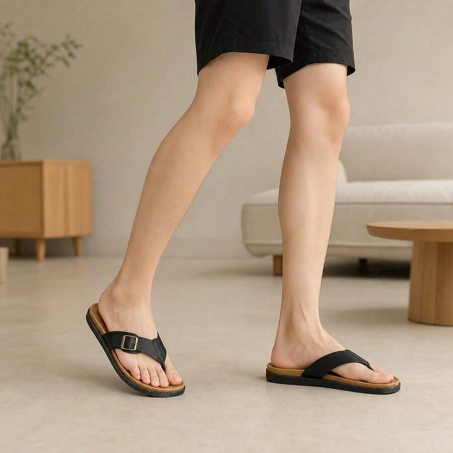 Men Sandals - Black - View 1
