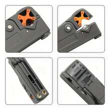 1/11pcs-Coaxial Cable Stripper Automatic Wire Stripper Rotary Stripping Knife Network Cable Pliers High Impact Resistant Material Multi-Function Cable Stripping Tool Network Wiring Dedicated, Weak Current Engineering Professional Tool. Manual Tool. Rotary One Turn Three Layers Full Stripping, No Damage To Wire Core Super Labor-Saving, High Impact Resistant Material Can Be Used Freely On Construction Site~Rotary Operation, Labor-Saving And Efficient, No Damage To Wire Core, No Signal Loss. Convenient And Practical, Sturdy And Durable, Beautiful And Practical. - Multicolor - View 7