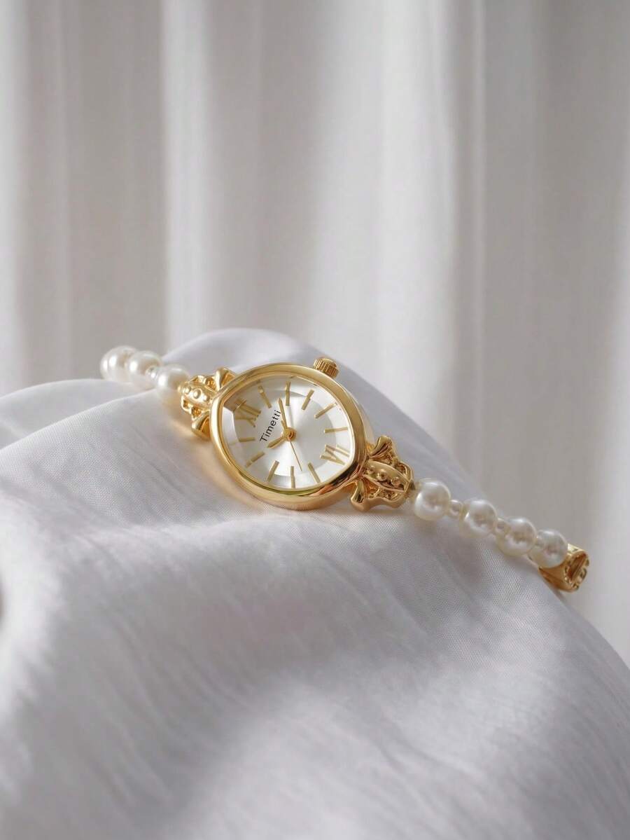 1pc Women's Casual Retro Minimalist Quartz Wrist Watch, Suitable For Daily Wear