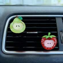1/2/4pcs Creative Fresh Fruit Car Air Vent Clip Aromatherapy, Fun Fruit ...