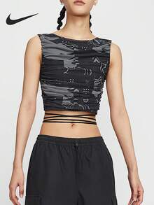 Nike 2025 Autumn Women's Short Sleeveless Fitted Mesh Tank Top HM4955-084 - HM4955-084 - View 1