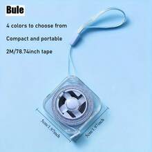 3pcs Random Cute Soft Tape Measure, 2m/6ft, With Portable Retractable Locking Mechanism, Clear Cm/Inch Scale, Suitable For Sewing, Home Use, Waist, Chest And Height Measurement, Durable And Easy To Store - A - View 9