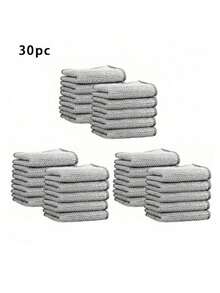 30pcs Thick Double-Sided Steel Wire Cleaning Cloth, Kitchen Dishwashing Cloth, Cleaning Tool - A - View 12