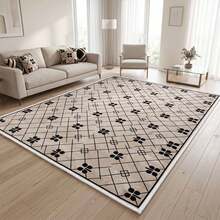 Washable Scandinavian Rugs – Nordic Designs For Modern Homes - Perfect For Living Room, Bedroom, Hallway, Kitchen - Indoor And Outdor Carpet | Non-Slip Backing - Rust Brown - View 1