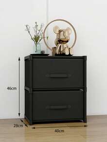 Wardrobe Storage, Autumn Home Decor. Multi-Functional, Medium Size Optional, Cube Storage Cabinet With Drawers, Wardrobe, Shelf, Shoe Rack, Shoe Cabinet, Freestanding Display Rack, Free Assembly, Floor-Standing Assembly Storage Rack, Bookshelf - Multicolor - View 3