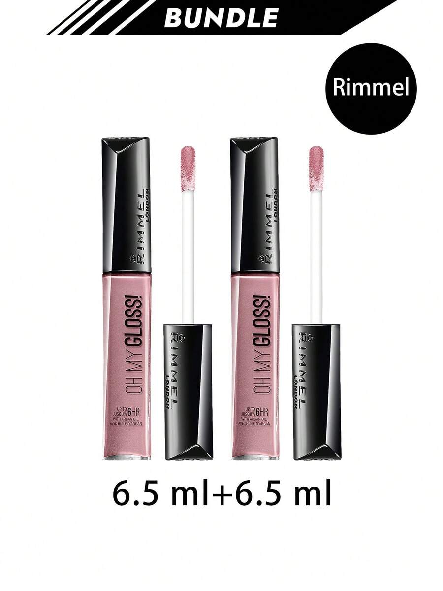 Rimmel [Bundle] Oh My Gloss! Lip Gloss 130 Purrr Glossy Cat 6.5 Ml X 2 - 130 Purrr Glossy Cat - View 1