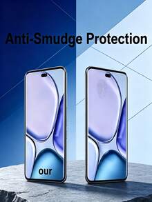 4片裝 HD 水凝膠手機螢幕保護貼，適用 Reno 10 11 12 13 14 15 16 Pro / 適用 Realme 11 12 13 14 15 Pro+，全螢幕覆蓋、防爆、耐刮、柔軟可彎曲保護膜，非玻璃軟膜 - 無色 - 查看 5