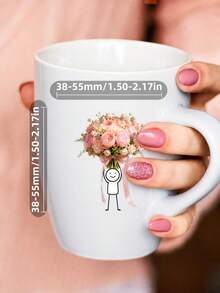 50Pcs PET Little Happiness In Bouquet Stickers, Fresh Bouquet Healing Style, Including Rose Bouquets, Carnations, Tulips, Sunflowers, Small Flower Baskets, Gift Boxes, Bows, Hearts, Flower Elements, For Tablet, Notebook, Storage Box, DIY Craft Decor - Multicolor - View 6
