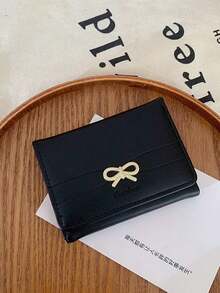 Cute Bow Shaped Small Wallet For Women, Fashionable 30% Off Wallet, Daily Storage Bag, Coin Purse, Daily Use, Holiday Gifts, Shopping, Travel - Multicolor - View 14