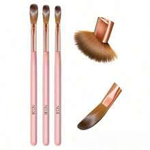 3pcs Acrylic Nail Brushes, Sizes 8/10/14, Professional Nail Brushes For Acrylic Powder Application, Nail Extension And 3D Nail Art Carving, Suitable For DIY Home Manicure Salon Nail Tools - Apricot - View 9