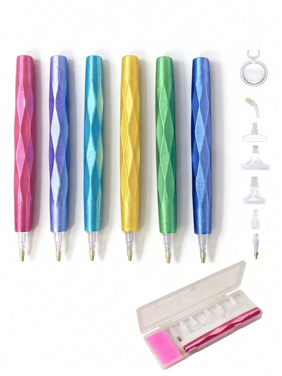 New Diamond Painting Tool Drill Pen Set Thread Drill Pen 3D Printing Ergonomic Design Drill Pen - A - View 1