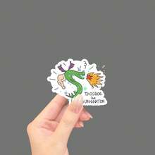 Trogdor The Burninator Color Sticker, Waterproof & UV Resistant, Decals Vinyl For Cars, Windows, Bumpers, Trucks, Motorcycles, Skateboards, Laptops And Fun Car Stickers - Star Film - View 2