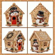 1pc DIY House Christmas Pearl Diamond Painting Kit, Christmas Pearl Beads Handmade Art, Suitable For Adults & Beginners, Diamond Rhinestone Painting Set, Handmade Home Decor Gift - Multiple Styles - View 9