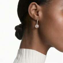 Swarovski Una Drop Earrings Women's Earrings 5504753 - White 5504753 - View 2