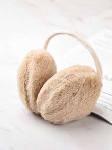 Ultra Soft Plush Earmuffs - Warm, Comfortable, Cold-Proof, Unisex For Kids, Suitable For Winter Outdoor Activities, Plush Texture Earmuffs - Multicolor - View 6