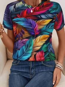 Women T-Shirts - Multicolor - View 2