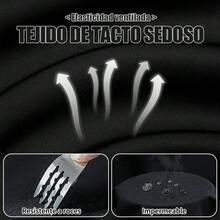 Impermeable para Motociclista Reflejante con Capucha, Chamarra para Lluvia Resistente al Agua, Protección para Moto y Scooter, Ideal para Conducción, Viajes y Uso Diario - Negro rojo - Ver 8