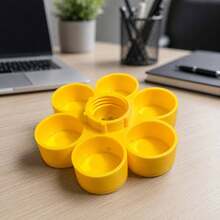 1/2pcs Anti-Drowning Waterer, Suitable For Chicks And Quail, Automatic Poultry Waterer, Suitable For Chicks And Ducklings, Suitable For Mineral Water Bottles (Diameter Approx. 2.5cm), Essential Brooder Supplies For Raising Chickens - Multicolor - View 8