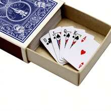 5/10pcs Mini Poker Card Model, Miniature Poker DIY Handmade Decor, Party Tabletop Game Toy, Novelty Small Gift, Random Color - Multicolor - View 7