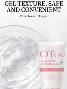 OTOU Moisturizing & Smoothing Gel, Perawatan Menenangkan Setelah Bercukur atau Waxing, Gel Pelembap Lembut yang Menenangkan Kulit, Cocok untuk Semua Jenis Kulit, 30g - Satu tube gel perbaikan (30g) - View 9