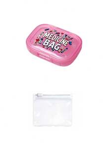 Portable Mini Transparent Pill Box With Medicine Package Pattern, Leak-Proof Multi-Compartment Pill Storage Box, Outdoor Travel Pill Box, 3-Compartment Daily Medication Organizer, Compact Pocket Pill Storage Box, Suitable For Storing Vitamins, Daily Medications, Capsules, Tablets And Small Supplements, Practical Travel Essential For Outdoor Camping, Vacation And Business Trips, Gift For Students, Doctors, Family And Friends, Waterproof And Moisture-Proof Pill Box, Easy To Put In Handbag, Backpack And Pocket, Emergency Rescue Pill Box, Back To School, Teacher's Day, Christmas Gift - Multicolor - View 14
