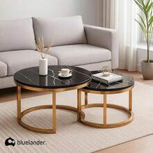 Pedestal Tables - Beige - View 7