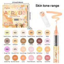 Flysea Dual Skin Colors ,12/24/36/48/72colors Full Beauty Colors For Comic Cartoon Portrait Painting,Drawing Writing With Vivid Color And Colorful Image - Sets - View 10