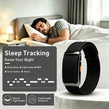 ESFOE LIGE New Screenless Smart Bracelet, Multiple Sports Modes, Waterproof, Lightweight And Compact, Long Battery Life, Silicone Nylon Strap, Fashionable And Convenient Unisex Watch - View 4