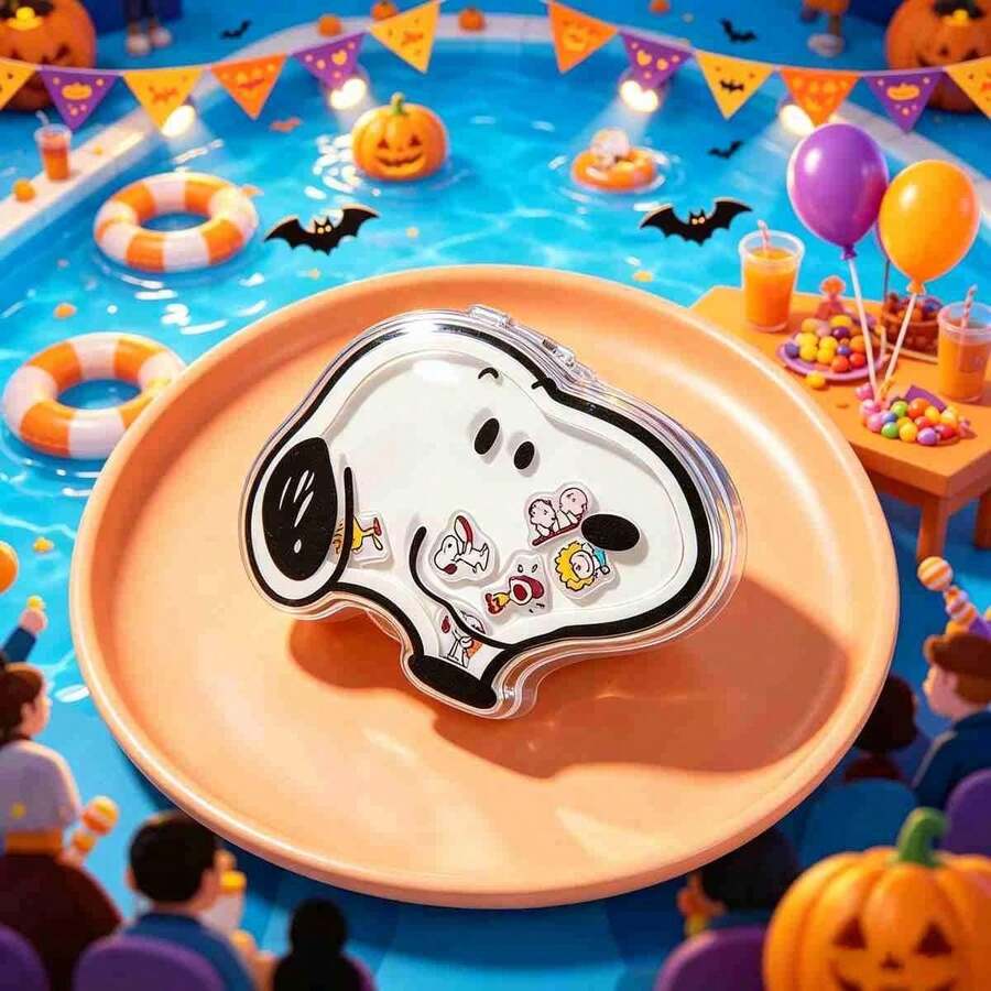 1 قطعة حامل هاتف وسادة هوائية Snoopy جديد 2026، بنمط أنيق، قابل للتوسيع والطي بحرية، بدون استخدام اليدين، هدية مفاجأة للأصدقاء والعائلة في رأس السنة وعيد الهالوين والكريسماس (نمط عشوائي) - متعدد الألوان - مشاهدة 1