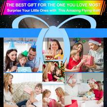 RGB Magic Flying Ball With Boomerang Effect, Mini Drone For Kids, Magic Ball With Built-In Lights And 360° Rotation, Flying Ball Hoverball Spinner Toy - Red - View 8