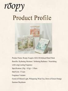 Roopy 3 Pcs Masker Tangan Asam Buah, Untuk Tangan Kering dan Pecah-pecah, Masker Tangan Ekstrak Botani Wangi, Melembapkan dan Mencerahkan, Menghaluskan untuk Kulit Kering dan Memperbaiki, Mengurangi Garis Halus, Kulit Lembut - Hutan Cahaya Tersaring - View 11