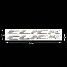1 par de pegatinas suaves con logo para motocicleta Click 125i Click150i - A - Ver 4