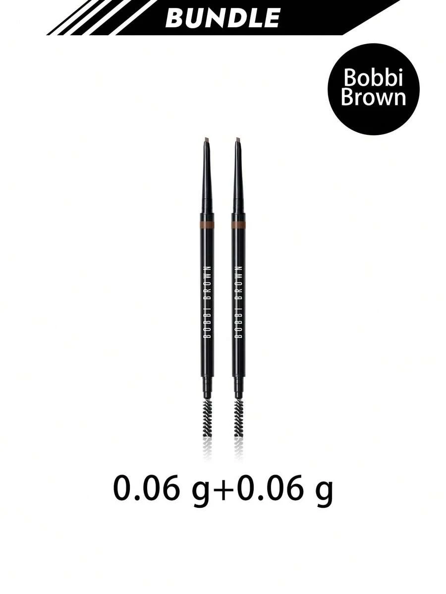 Bobbi Brown [حزمة] قلم حاجب دقيق بني داكن بارد 0.06 جرام * 2 - بني داكن بارد - مشاهدة 1