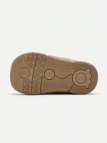 Balabala Baby Fleece Lined Walking Shoes Soft Sole Sport Footwear For Infant Boys Autumn Winter Daily Wear - Floral Coffee Color - View 3