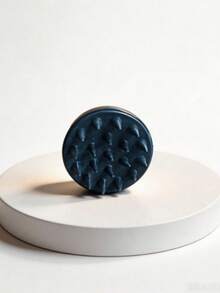 1pc Massage Shampoo Brush Head, Massage Brush, Shampoo Comb, Silicone Shampoo Brush, Cleaning Bath Comb, Hair Styling Tool - Black - View 5