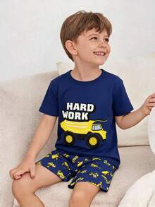 Young Boys Pajamas - Multicolor - View 6