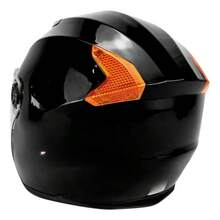 Casco de Motocicleta Abierto 3/4 con Visera Doble HD Abatible Certificado DOT - B - Ver 4