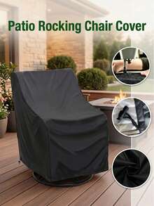 2pcs Outdoor Chair Covers, Waterproof Outdoor Furniture Covers, Heavy Duty Wicker Swivel Chair Covers Suitable For Garden Lawn - Chair Cover - View 3