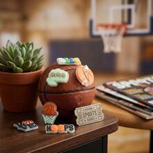 20pcs Basketball Theme Transparent Glow-In-The-Dark PVC Shoe Charms - Showcase Personalized - Ideal Gift For Basketball Fans - Multicolor - View 4