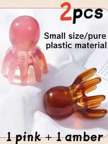 5/3/1pc Small Scalp Massage Comb, Portable SPA Massage Comb, Exquisite Octopus Gua Sha Tool, Multi-Functional Mini Massager, Suitable For Head, Neck, Back, Legs, Effectively Relieve Fatigue And Relax. Exquisite Small Gift (Small Size, Plastic Material) - Multicolor - View 21