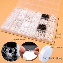 Pearl Handmade Kit Box, Elegant Versatile Pearl DIY Craft Set, Handmade Phone Chain, Bracelet, Necklace, Earrings Creative Making, Creative Gift - Multicolor - View 10