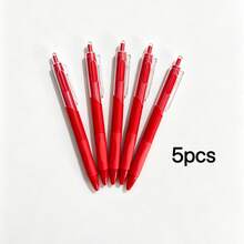 6/3/1 buah Pulpen Gel Merah, Pulpen Ballpoint Merah, Spidol Merah, Cocok Untuk Guru Memberi Nilai Tugas, Siswa Menandai Informasi Penting, Tulisan Halus, Aliran Tinta Konsisten, Perlengkapan Alat Tulis Sekolah, Pulpen Alat Tulis Siswa, Spidol. - Merah - View 10