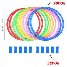 20pcs Bouncing Sensory Motion Set Random Color, Agility Training Equipment, Suitable For Multi-Person Outdoor Entertainment And Family Interaction, Reaction & Coordination Training Props, Helps Improve Quick Reaction And Agility, Sports Accessories - Multicolor - View 11