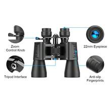 APEXEL 10X-30X Zoom Binoculars, FMC Optical Lens, Professional Binoculars For Adults, 50mm Large Objective Lens, HD Wide Angle View, For Sightseeing, Fishing & Hunting - View 10